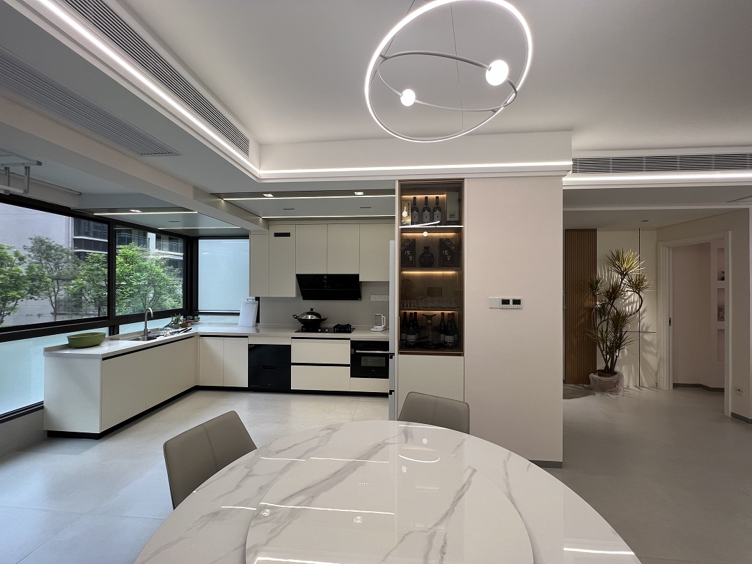 南寧二手房全拆裝修有哪些要注意？現代簡約-餐廚