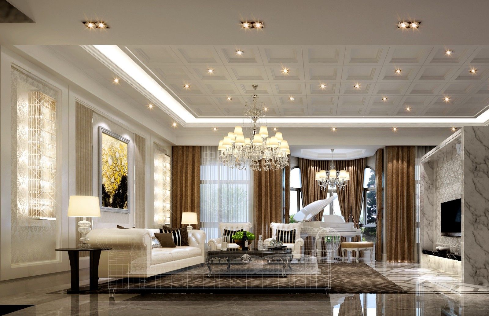 翡翠時光110m&sup2;現(xiàn)代風格案例